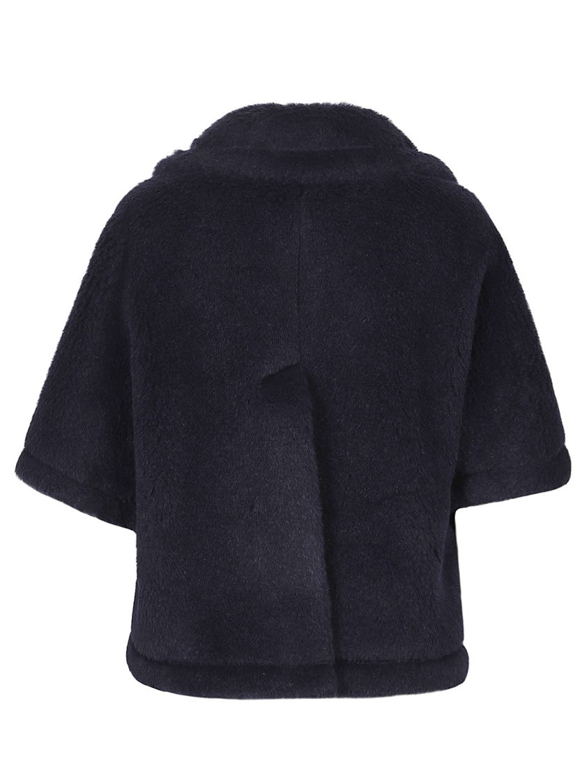 Max Mara Mxacorvino1 Short Plush Alpaca Blend Cape