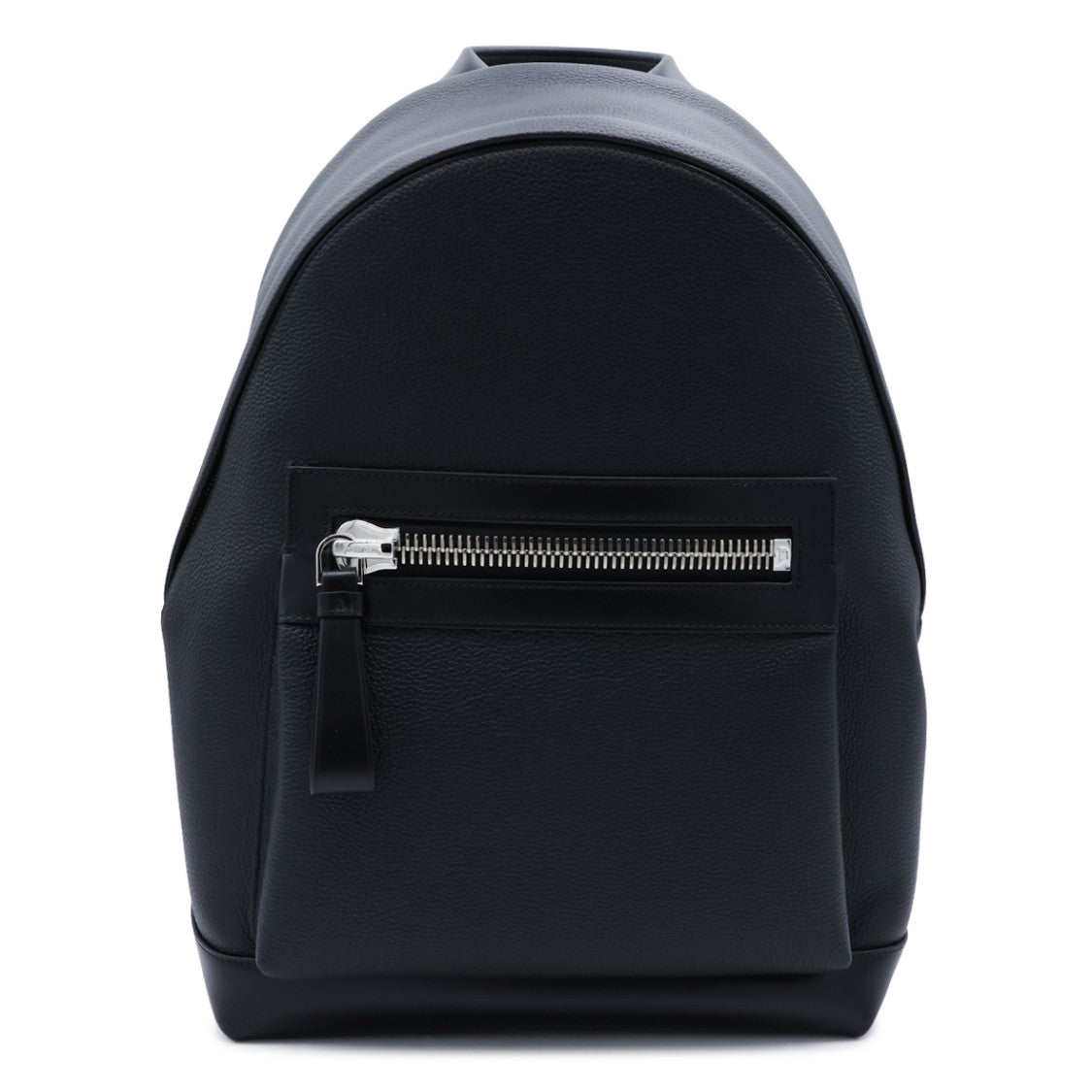 Tom Ford Black Leather Backpack With Contemporary Design