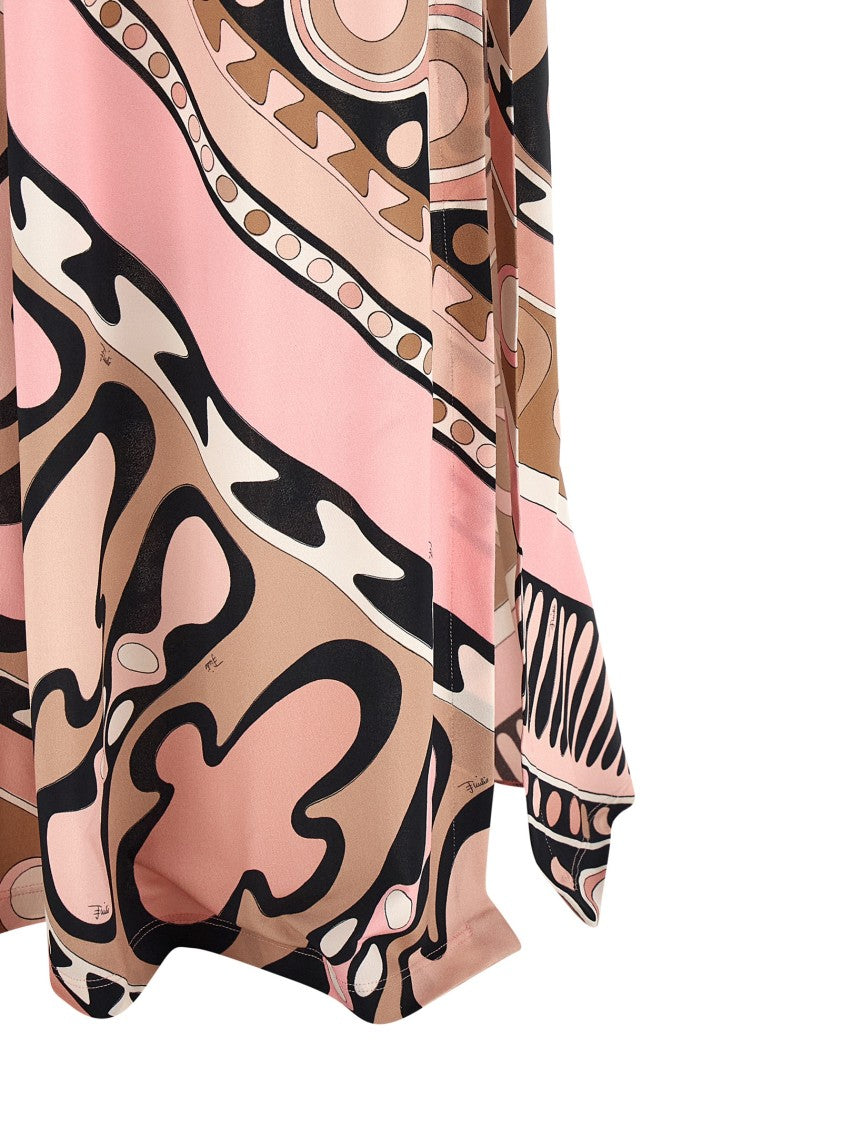 Emilio Pucci Soleil' Print Chemisier Dress