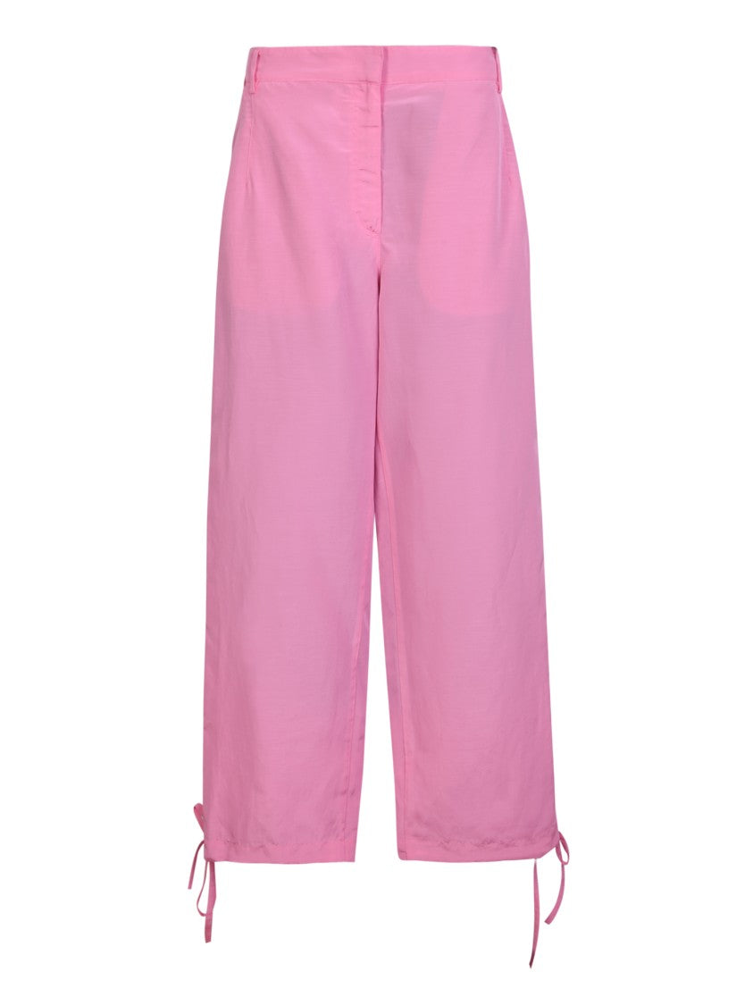 Msgm Pink Cargo Trouser