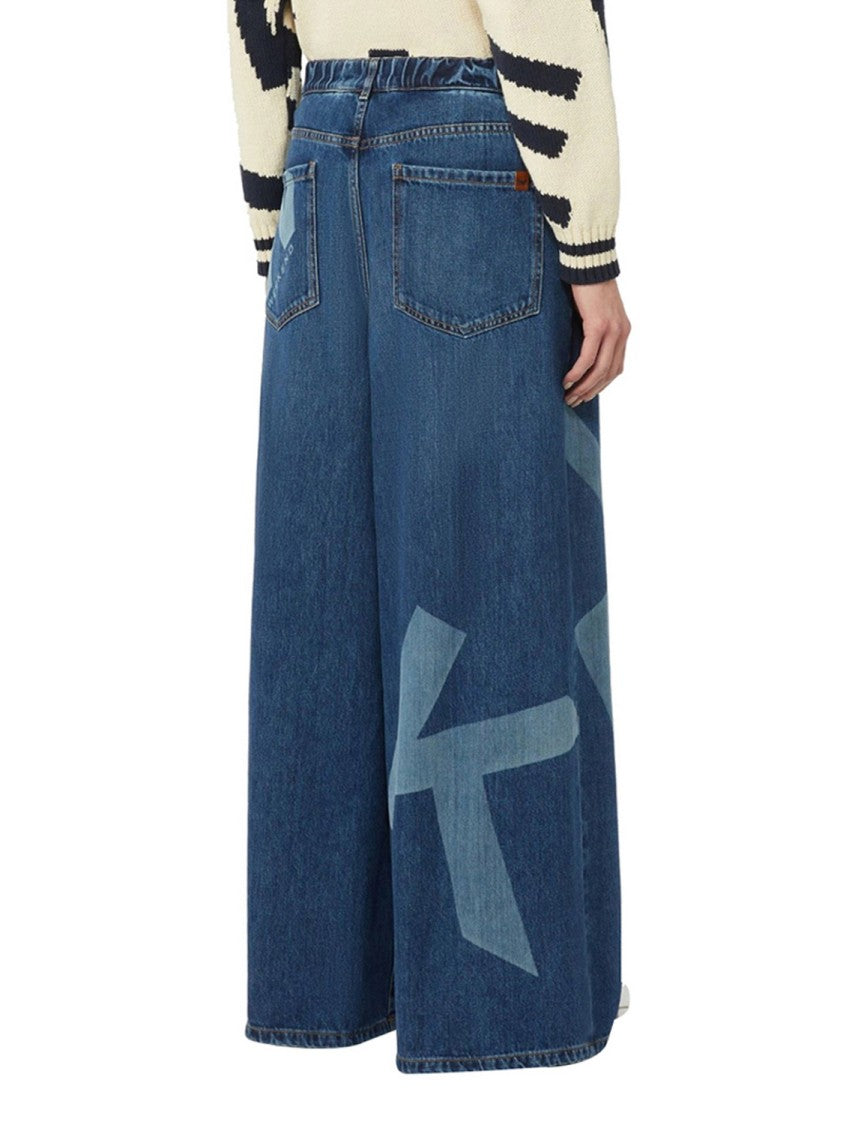 Max Mara Used Blue Denim Wkdvortice Jeans