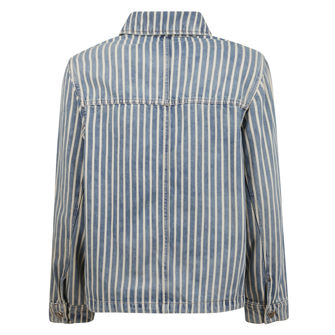 Ganni Oversized Striped Long-Sleeved Shirt