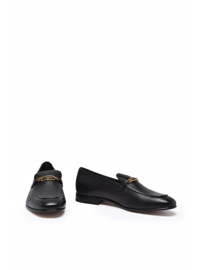 Salvatore Ferragamo Luis Black Loafer