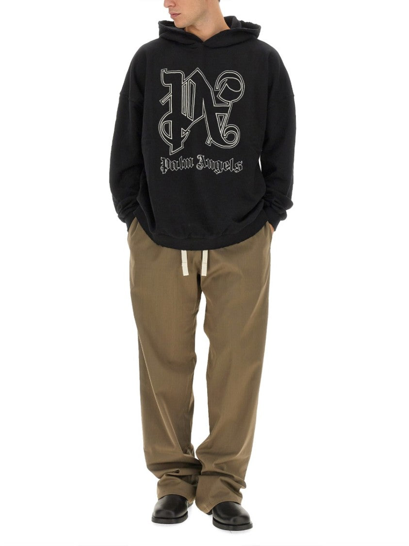 Palm Angels Monogram Logo Sweatshirt