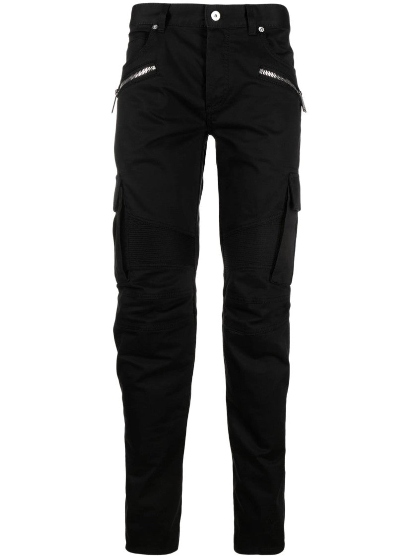 Balmain Tapered Cotton Cargo Pants