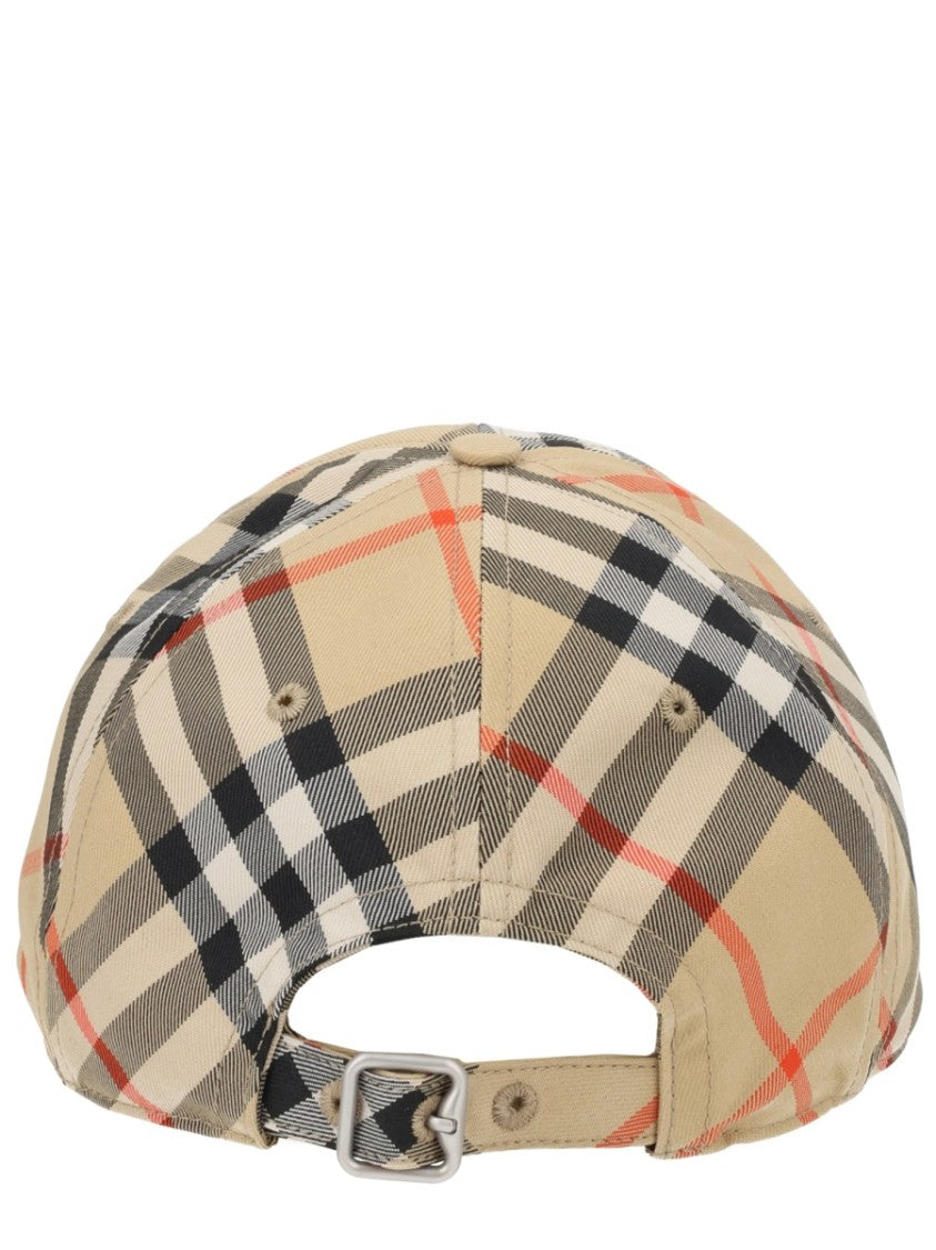 Burberry Check Polyester Adjustable Baseball Hat