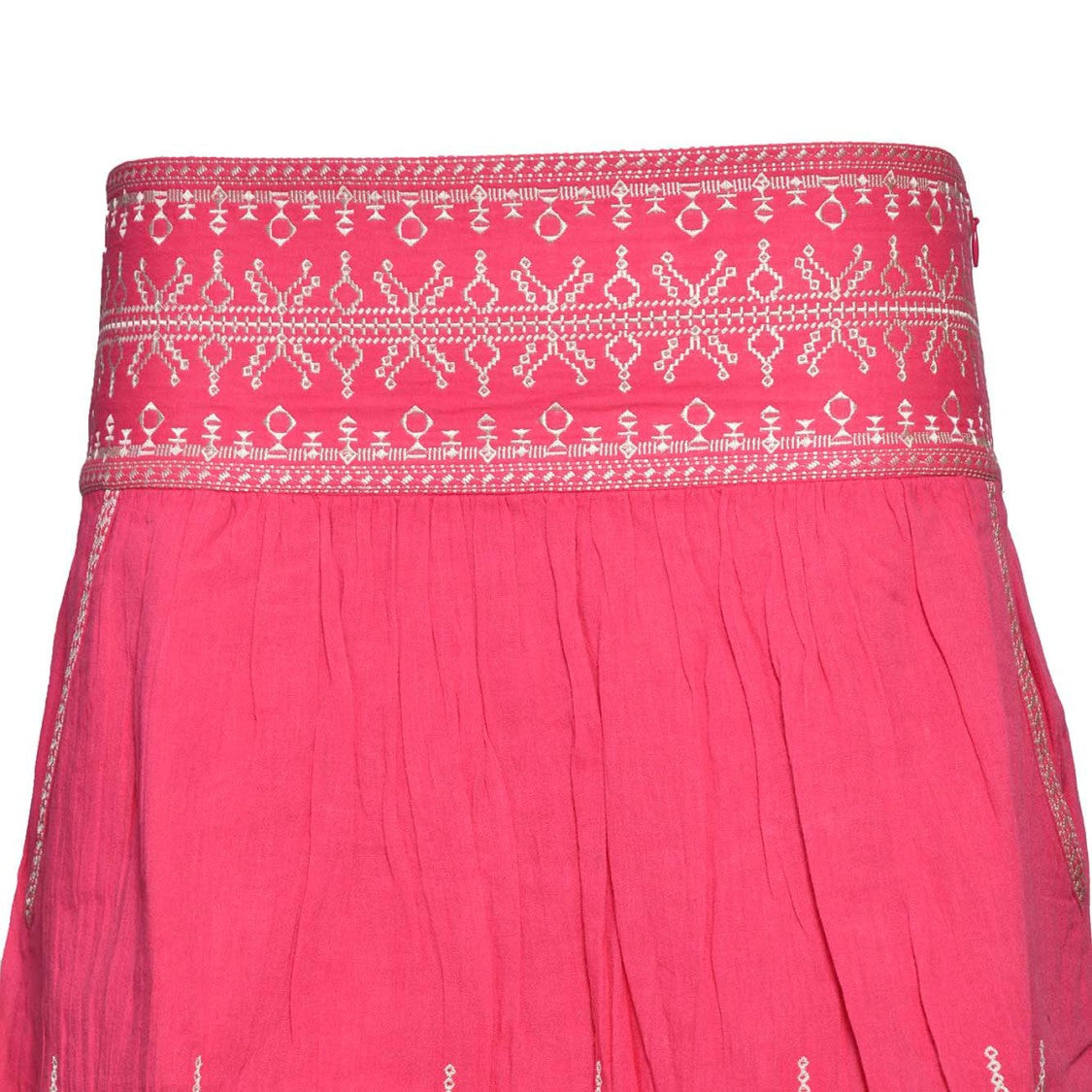 Isabel Marant Étoile Picadilia Mini Skirt In Fuchsia Cotton