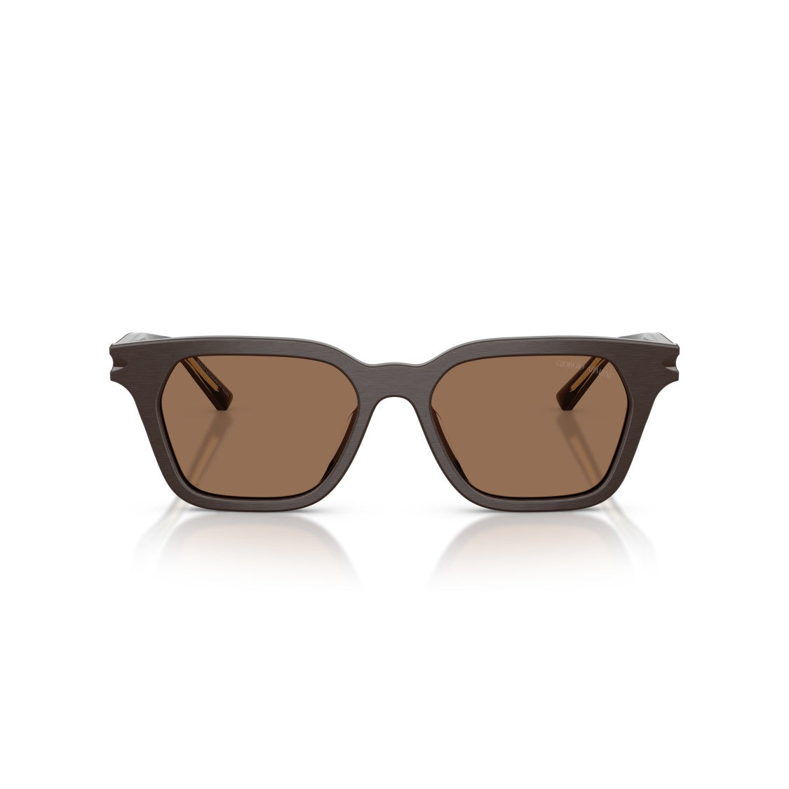Giorgio Armani 0Ar8251u Angular Acetate Sunglasses With Bold Brown Lenses