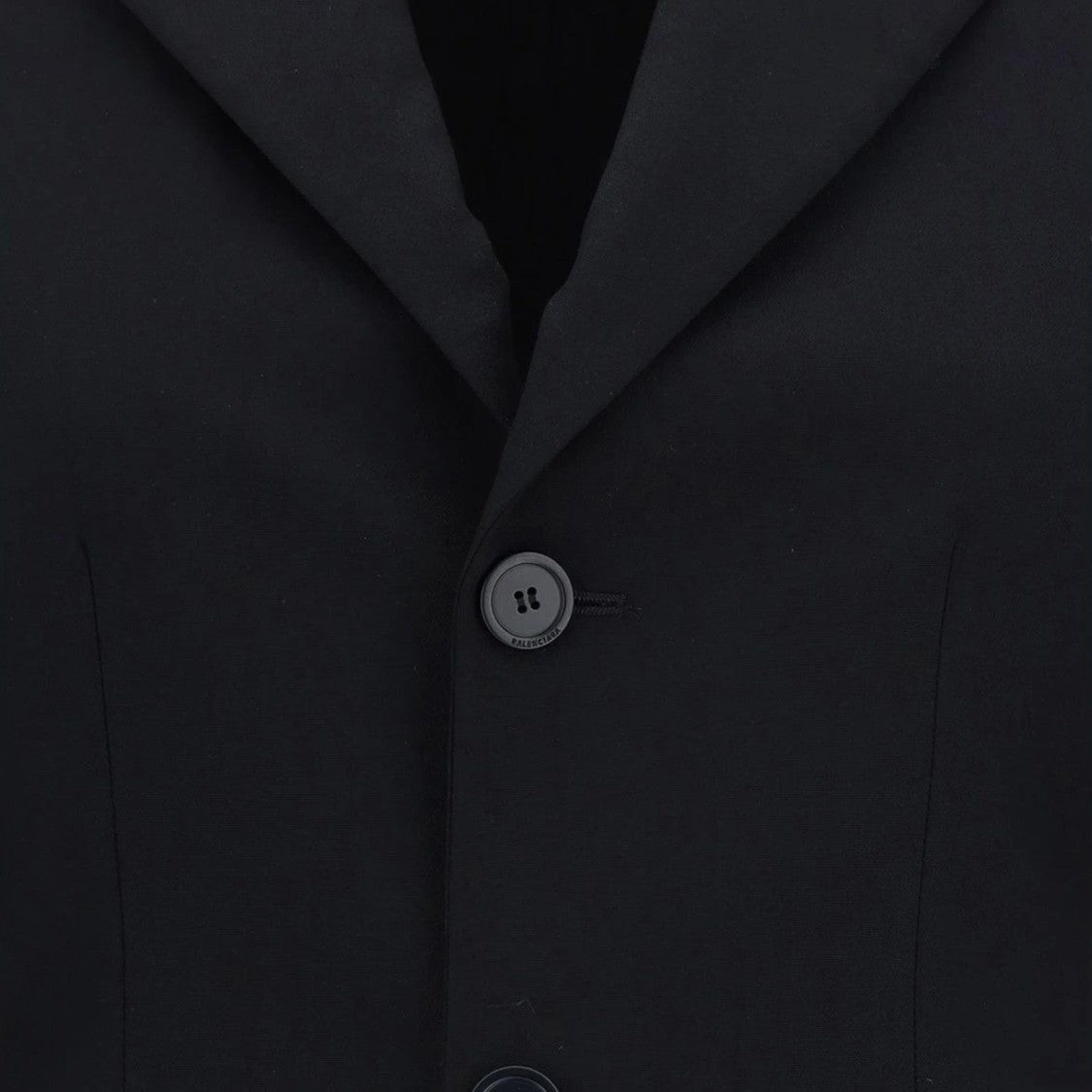 Balenciaga Tailored Hourglass Jacket With Notched Lapel