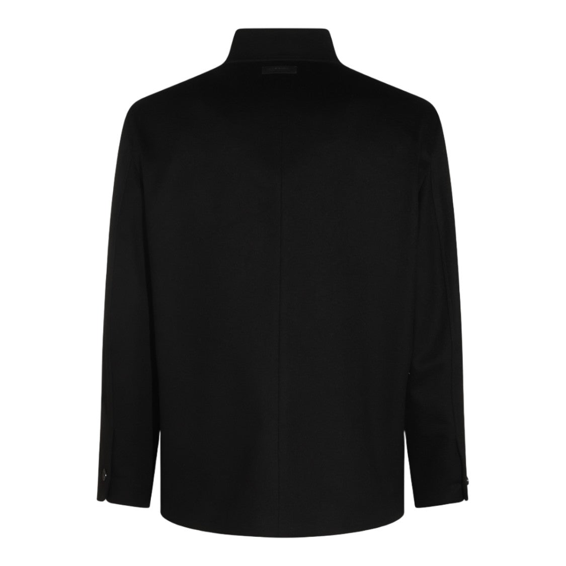 Lardini Minimalist Straight-Cut Concealed Closure Jacket
