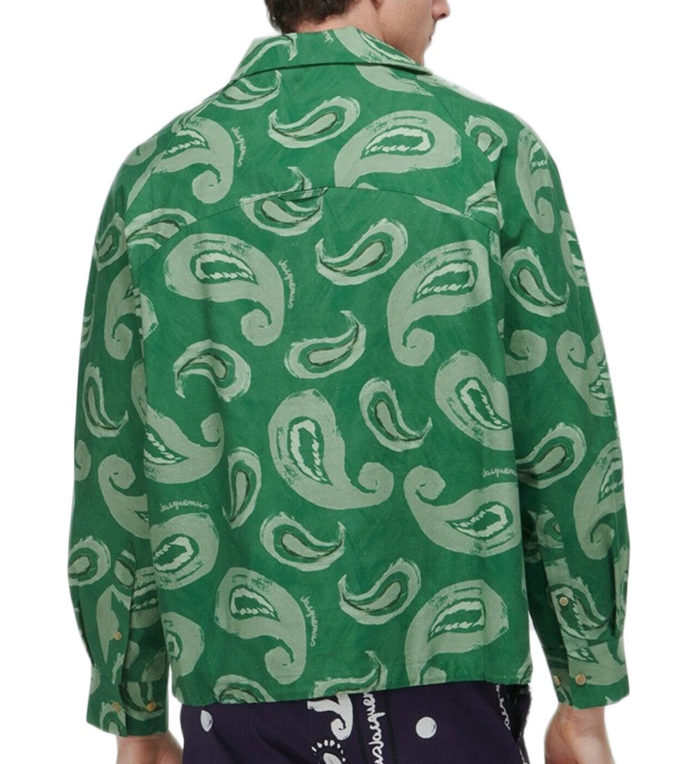 Jacquemus Long-Sleeve Jacquemus Shirt With Paisley Pattern