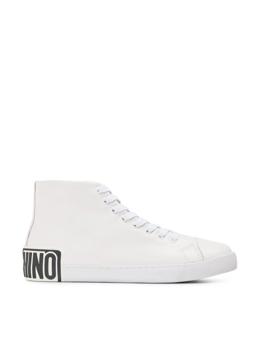 Moschino Vulc 25 Logo Mid-Top Sneakers