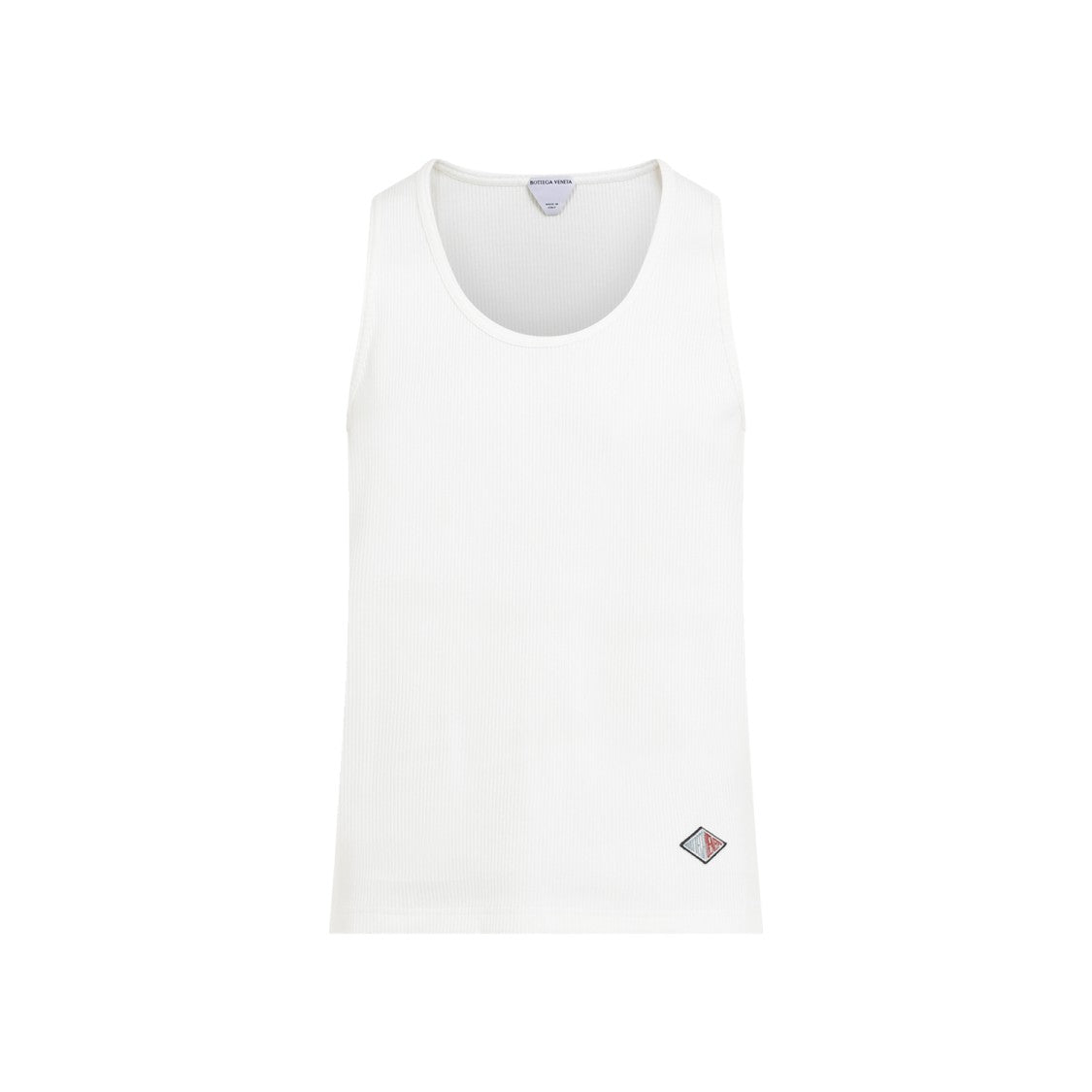 Bottega Veneta Chalk White Cotton Tank Top