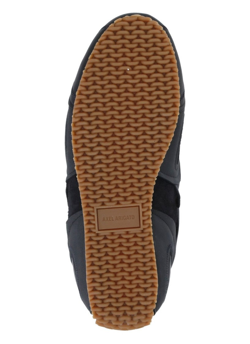 Axel Arigato Black Slow Runner Leather-Blend Sneakers