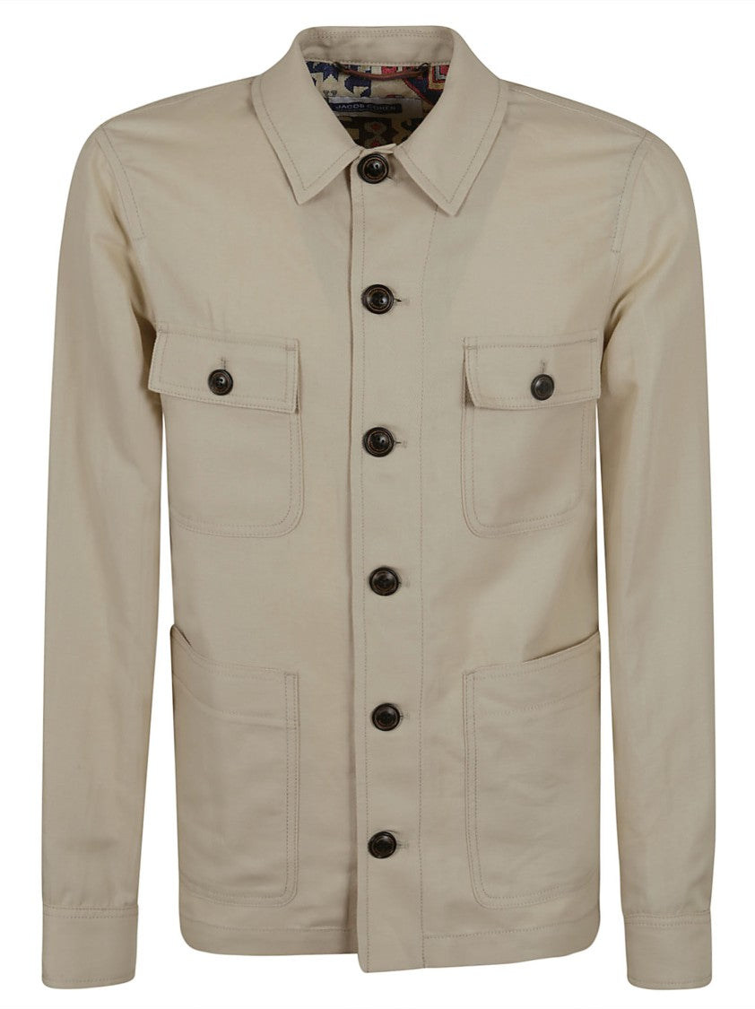 Jacob Cohen Utility Jacket With Button Closure And Functional Pockets