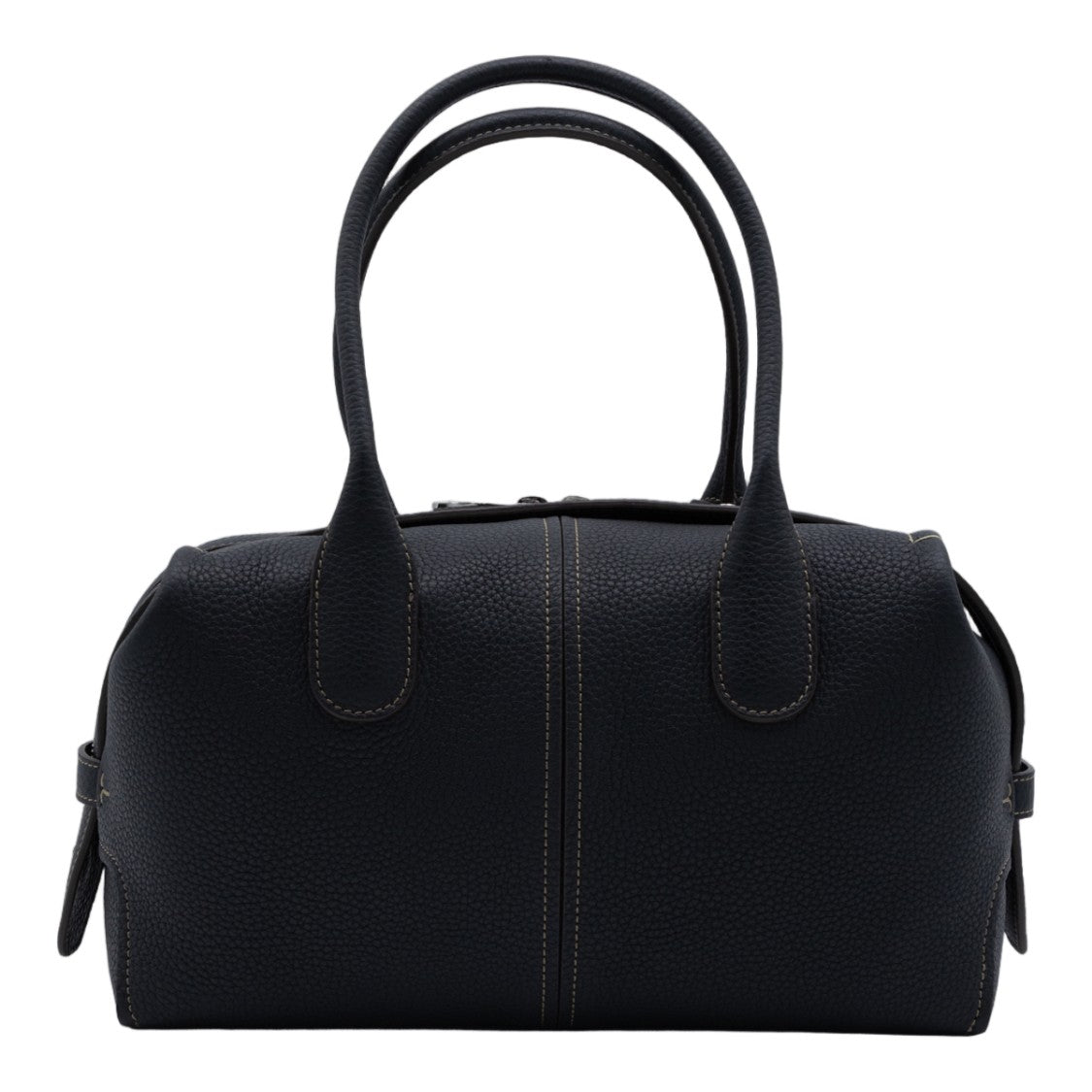 Tod's Textured Leather Handbag With Dual Top Handles