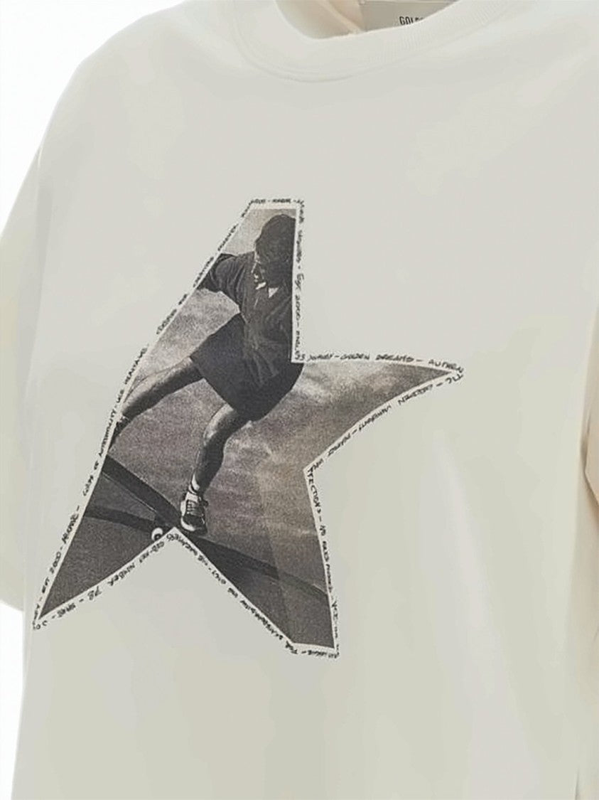 Golden Goose Relaxed-Fit Graphic Tee With Star Motif