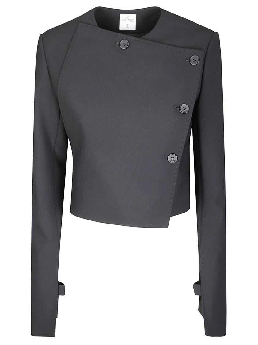 Courrèges Oblique Polywool Tailored Jacket
