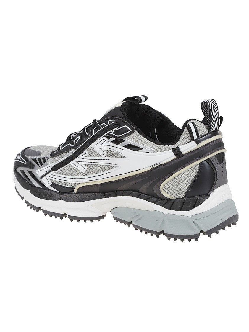 Off-White Dynamic Layered Sneakers With Textured Sole