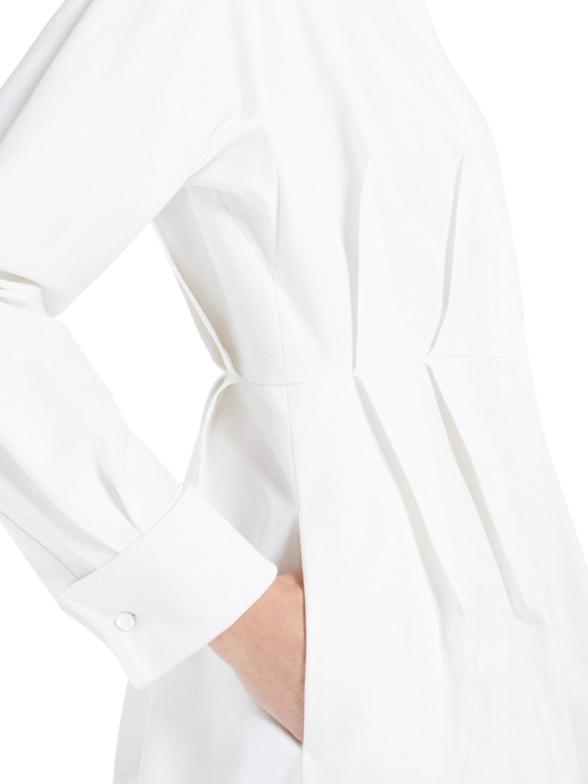 Max Mara Tailored White Maxi Dress