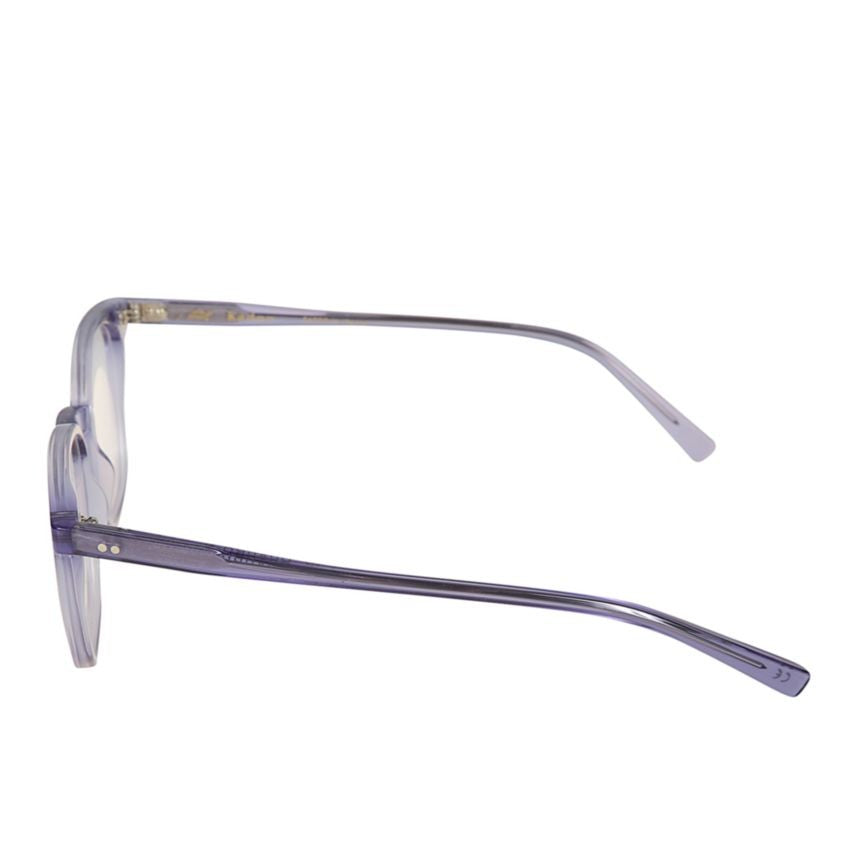 Kador Quadro/N Translucent Purple Square Frame Eyeglasses With Glossy Finish