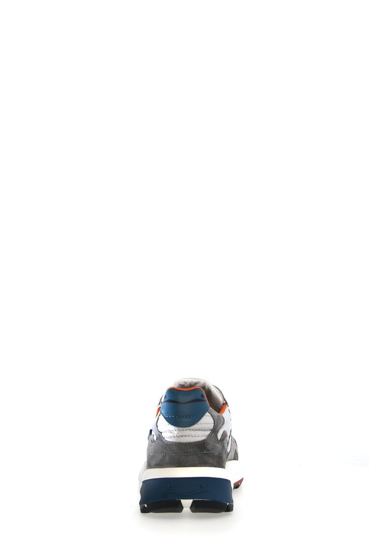 Voile Blanche Sporty Sneakers Multicolor Suede Leather Accents