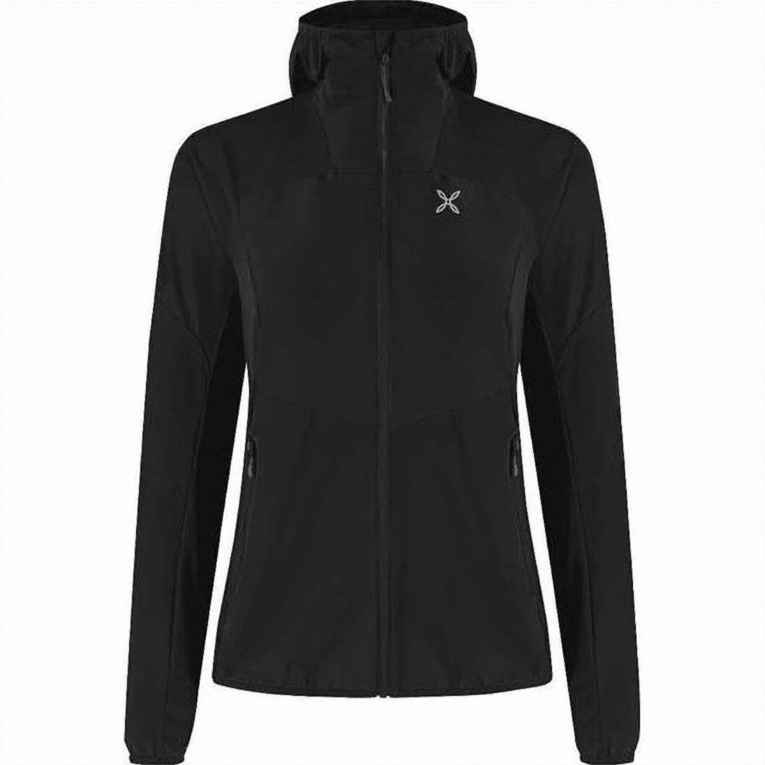 Montura Fitted Black Jacket With High Collar