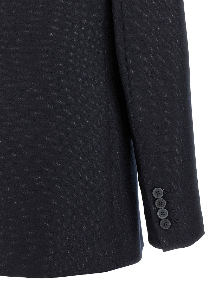 Peserico Lurex Single-Breasted Blazer