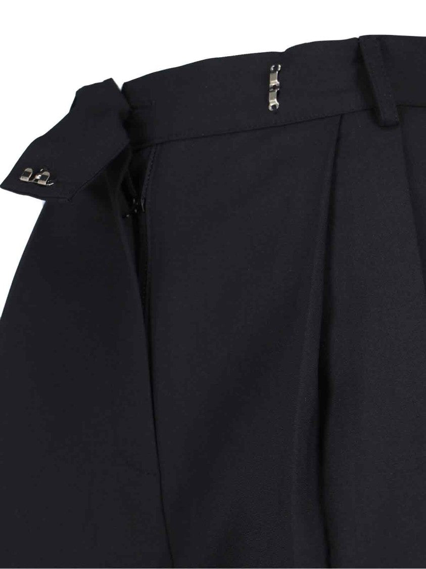 The Frankie Shop Straight-Leg Trousers With Front Pleats And Tailored Design