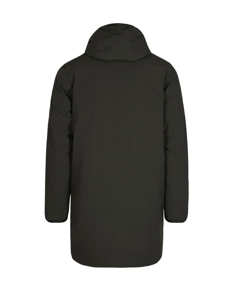 K-Way Jacob St Warm Double Green Black/Green Oak Jacket