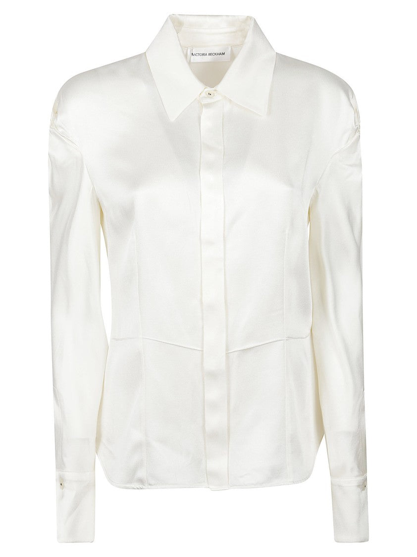Victoria Beckham Twist Shoulder Blouse