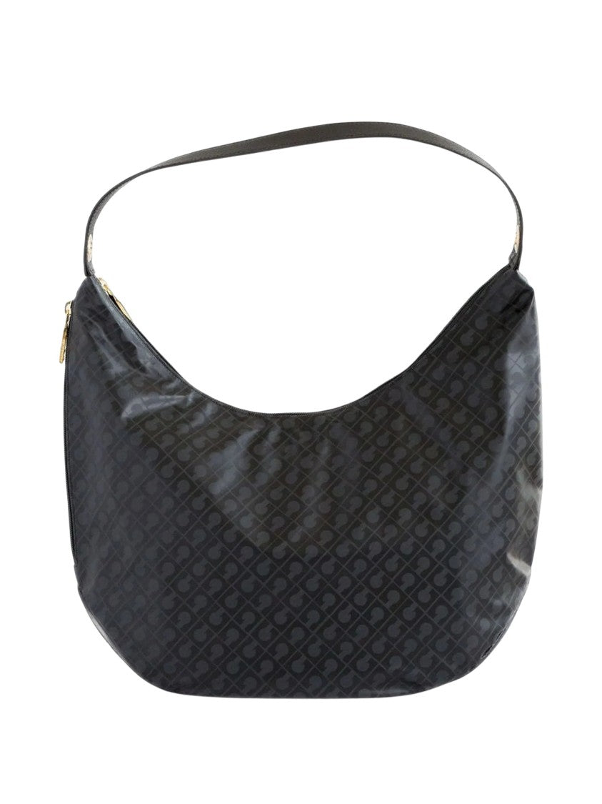 Gherardini Medium Hobo Bag With Curved Silhouette And Knot Detailing