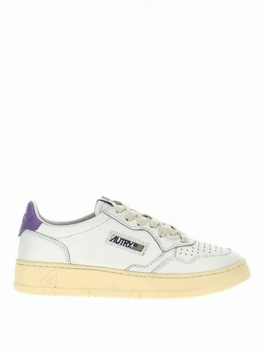 Autry Low-Top Sneakers With Smooth Leather Upper And Perforated Detailing