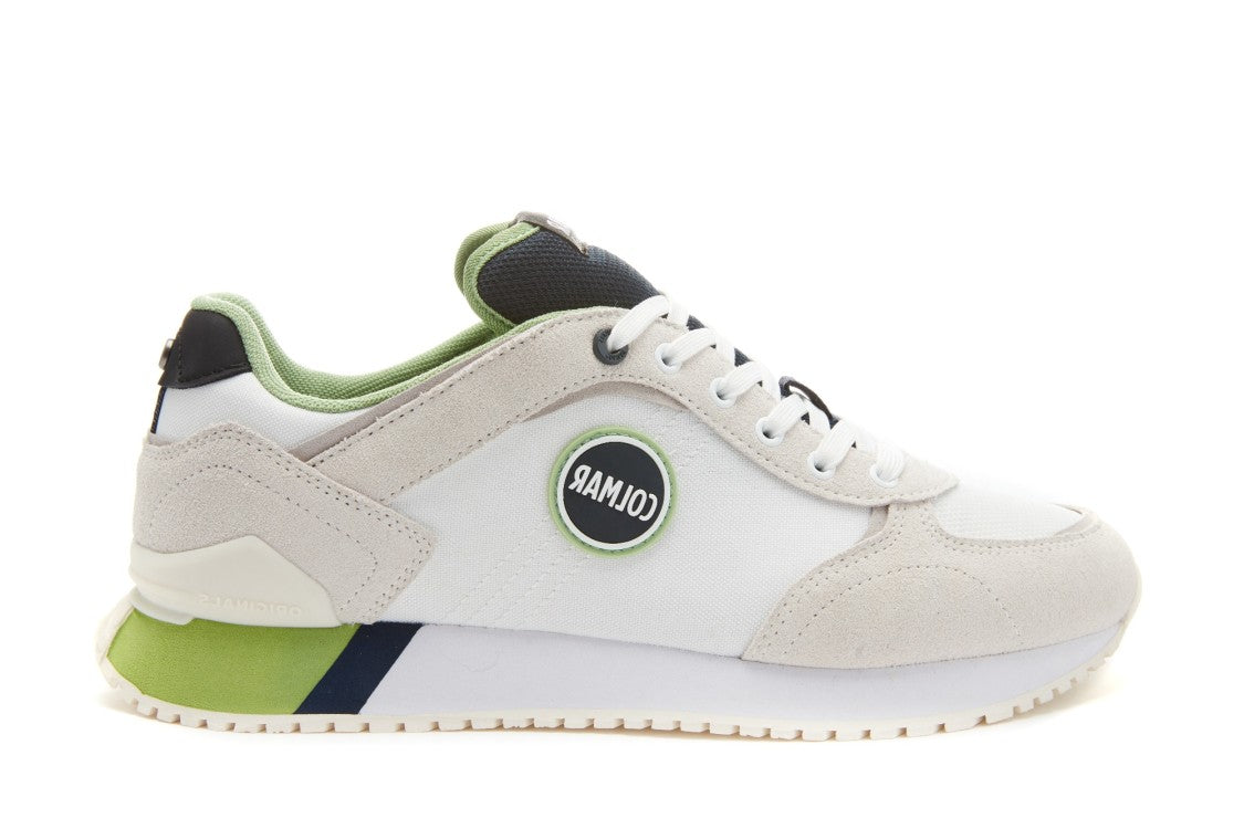 Colmar Originals White Sneakers With Textured Accents