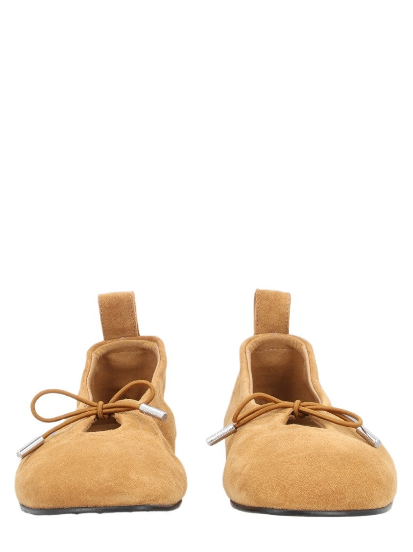 Alohas Rosalind Bow Detail Leather Flats