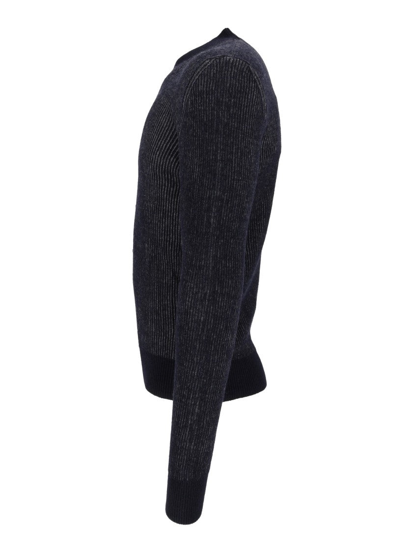 Circolo 1901 Ribbed Structured Wool Sweater