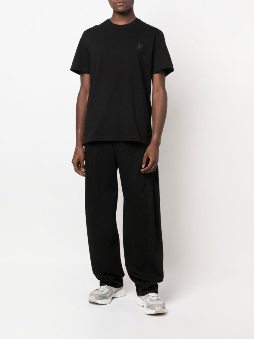 Golden Goose Black Small Star Cotton T-Shirt