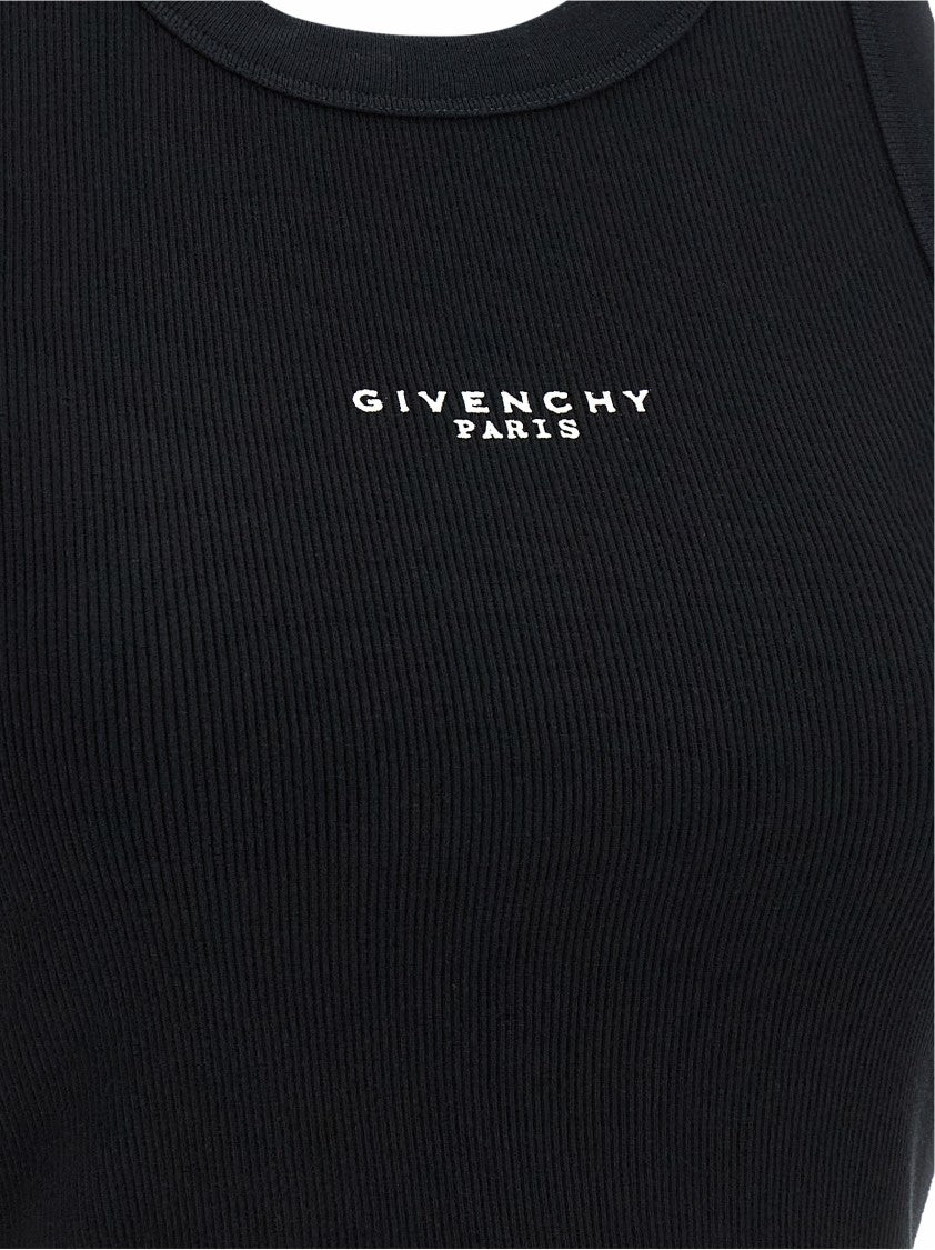 Givenchy ' Paris' Print Top