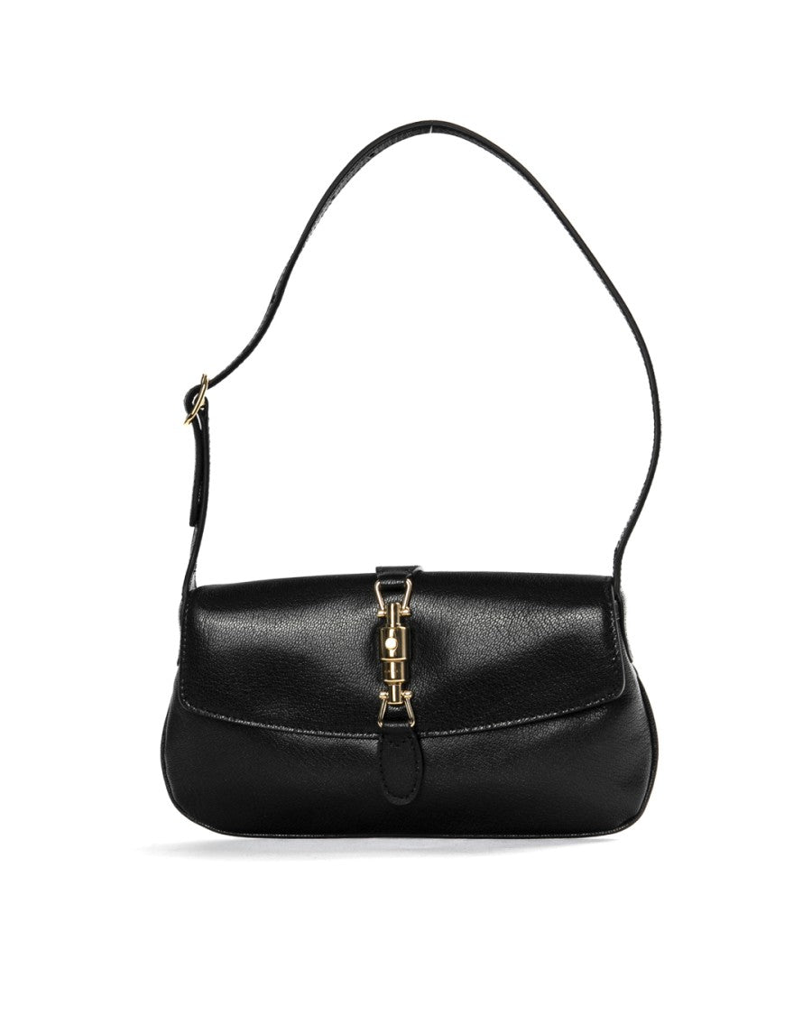Gucci Black Jackie Box Mini Leather Shoulder Bag