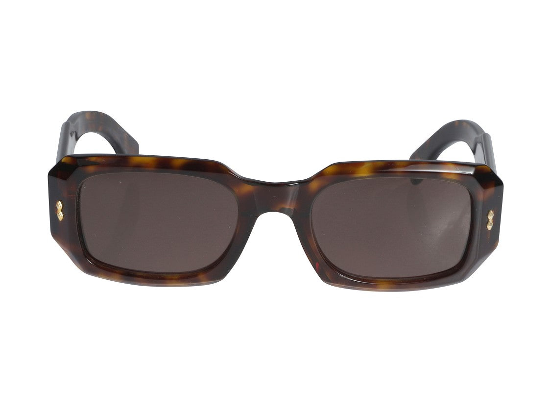 Kador Gold Klarissa Glamour Tortoiseshell Oversized Square Sunglasses