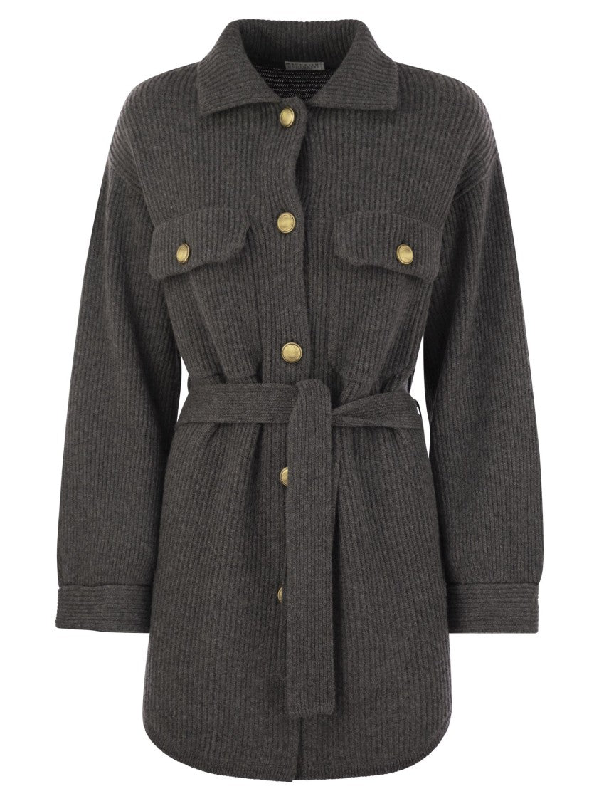 Brunello Cucinelli Cardigan In Virgin Wool, Cashmere