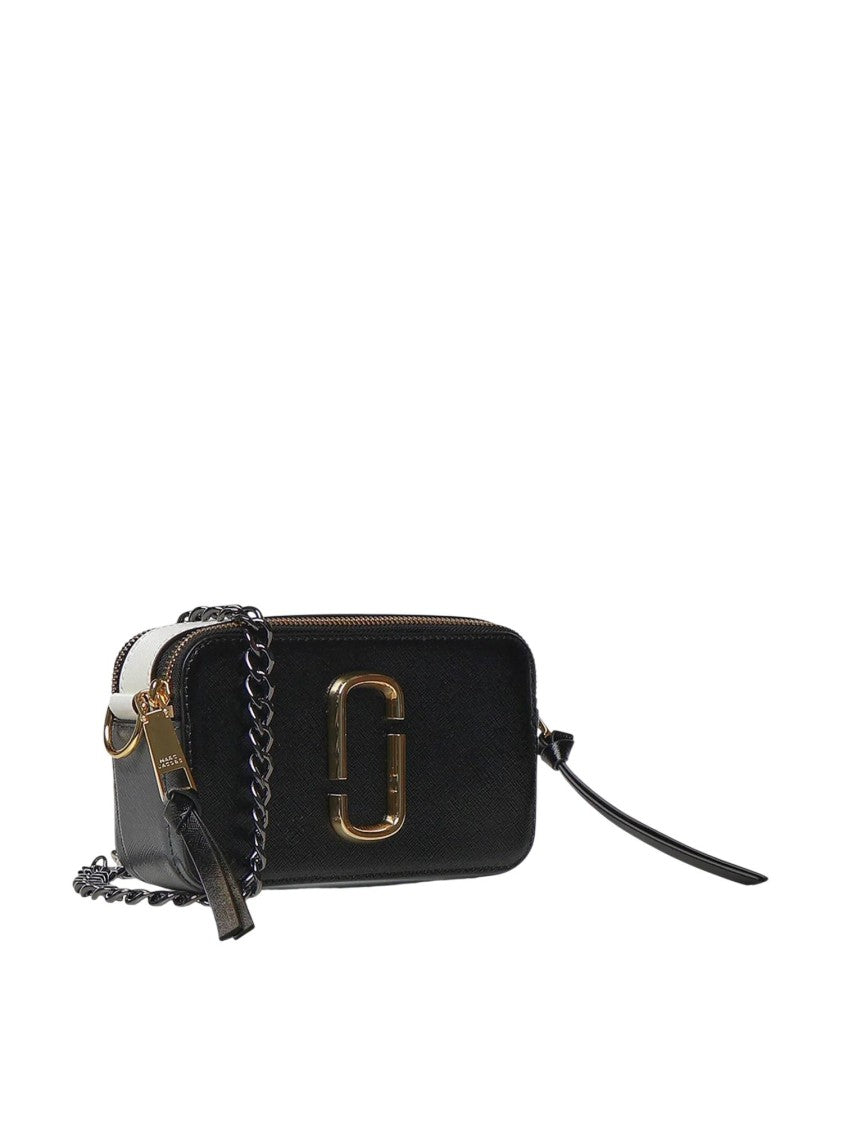 Marc Jacobs Gold The Snapshot Double-J Logo Crossbody Bag