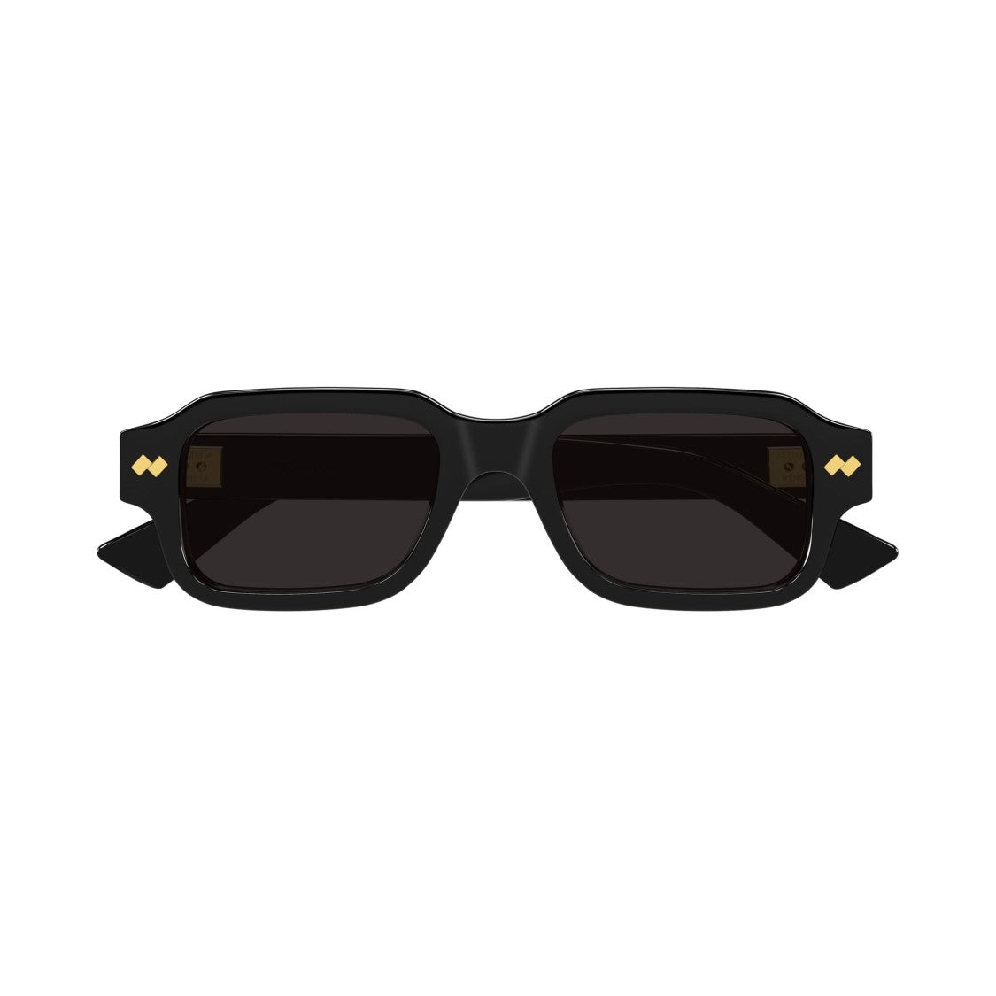 Bottega Veneta Bv1442s Bold Rectangular Sunglasses