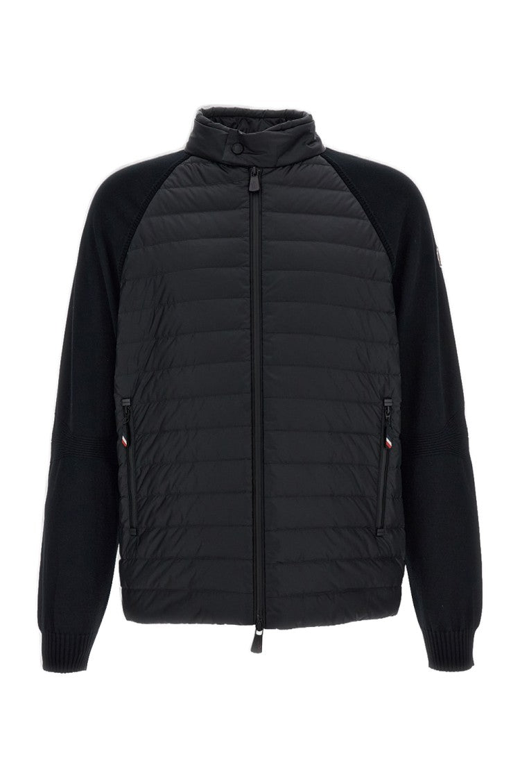 Moncler Grenoble Black Padded Zip Cardigan