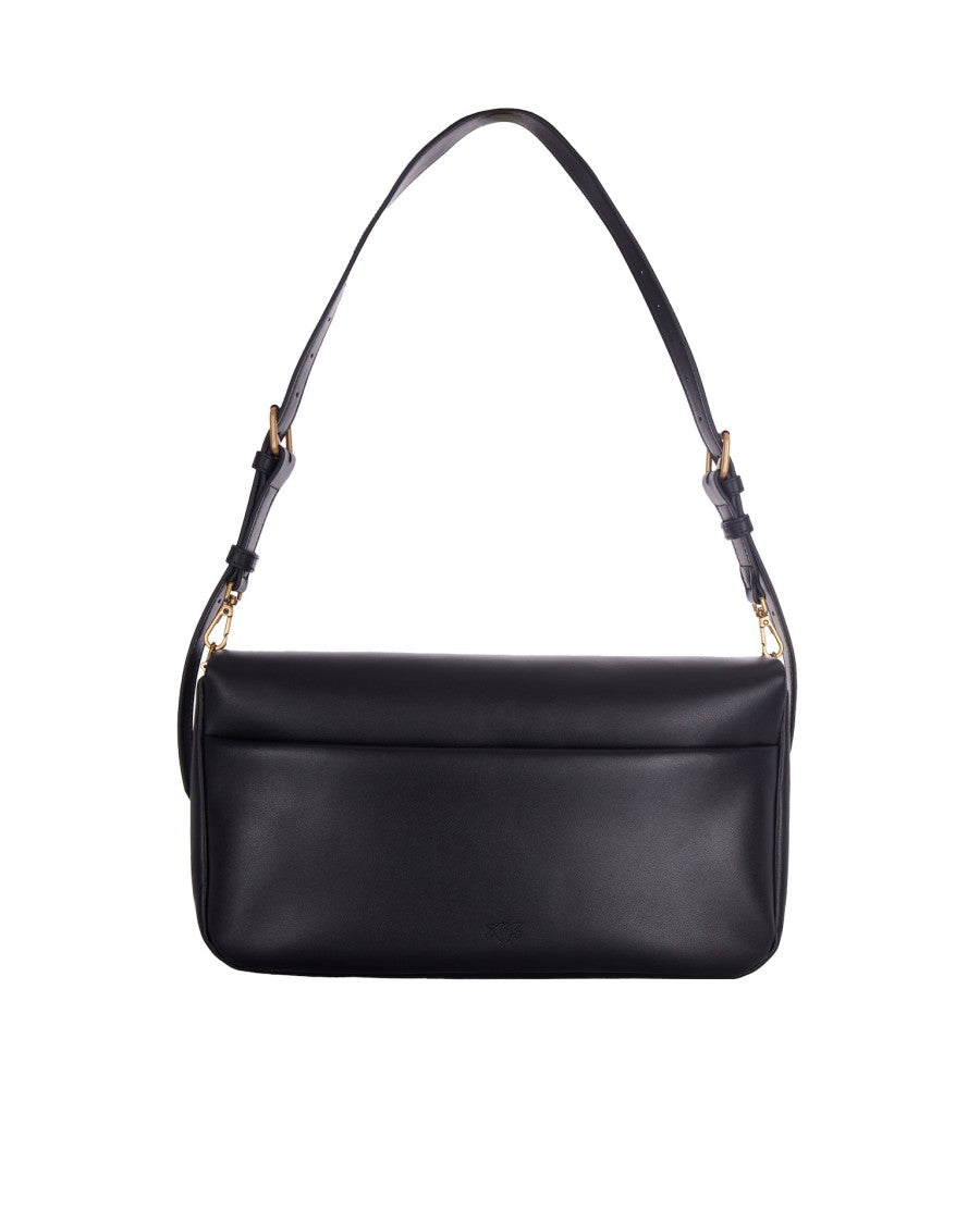 Pinko Rectangular Soft Baguette With Bird Emblem Buckle