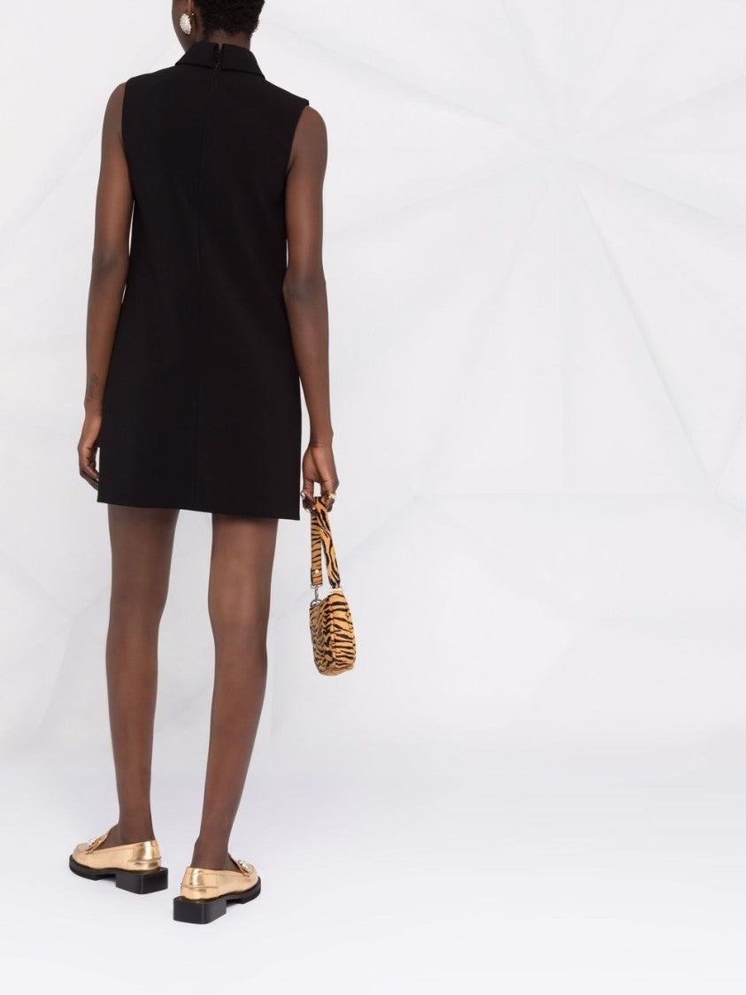 Moschino Sleeveless Black Mini Dress