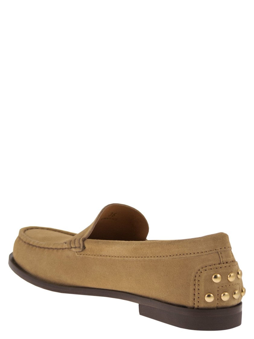 Tod's Suede Leather Loafers