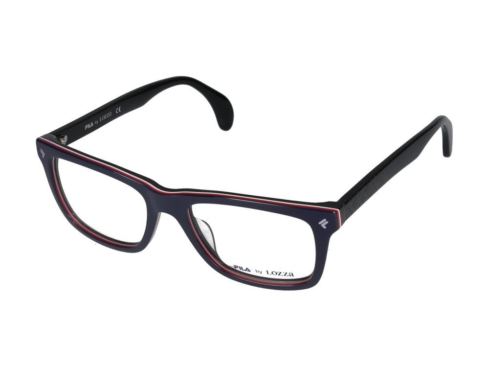 Lozza Eyeglasses Vl4242 09Dd Striped Blue/White Azure 54/18/145