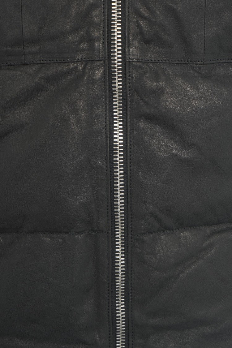 Giorgio Brato Premium Leather Puffer Jacket