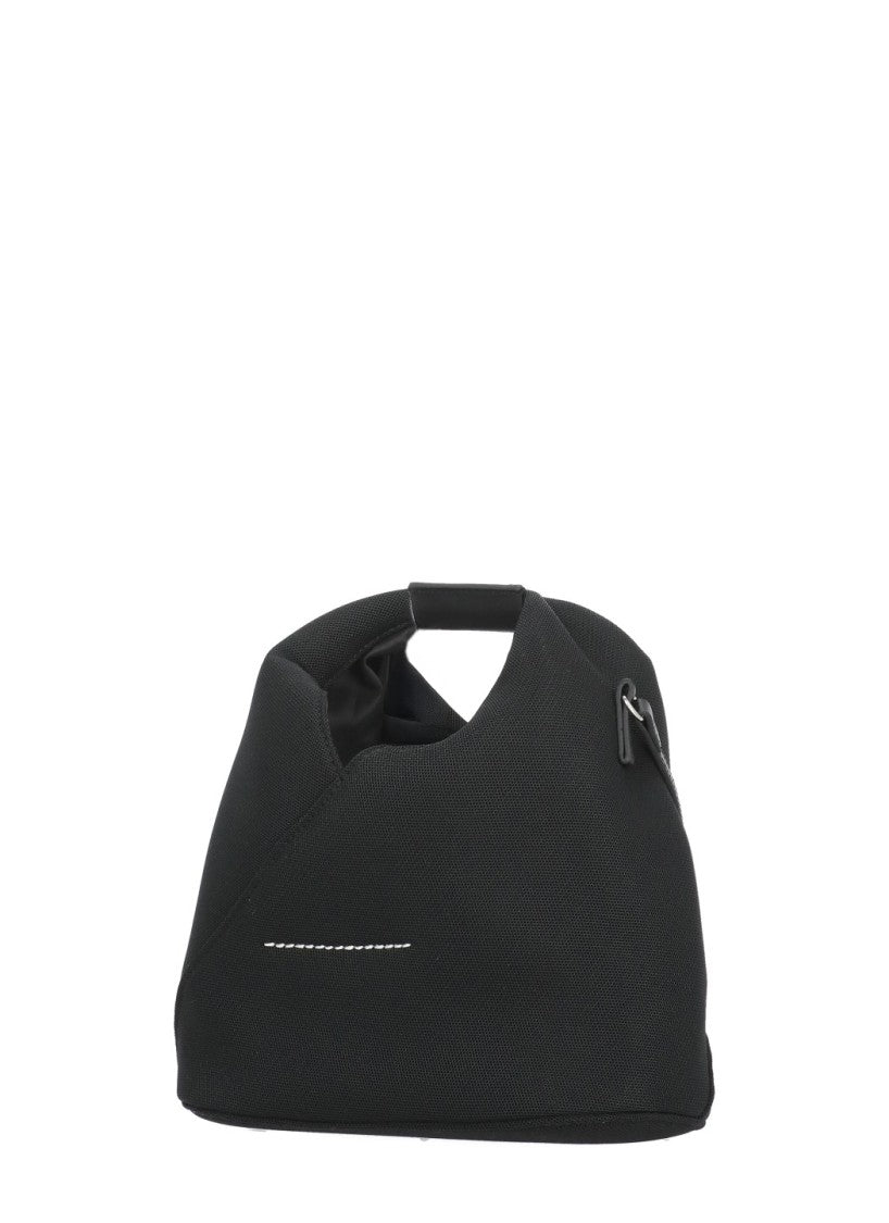 Mm6 By Maison Margiela Folded Japanese-Inspired Crossbody Bag With Contrasting Stitching